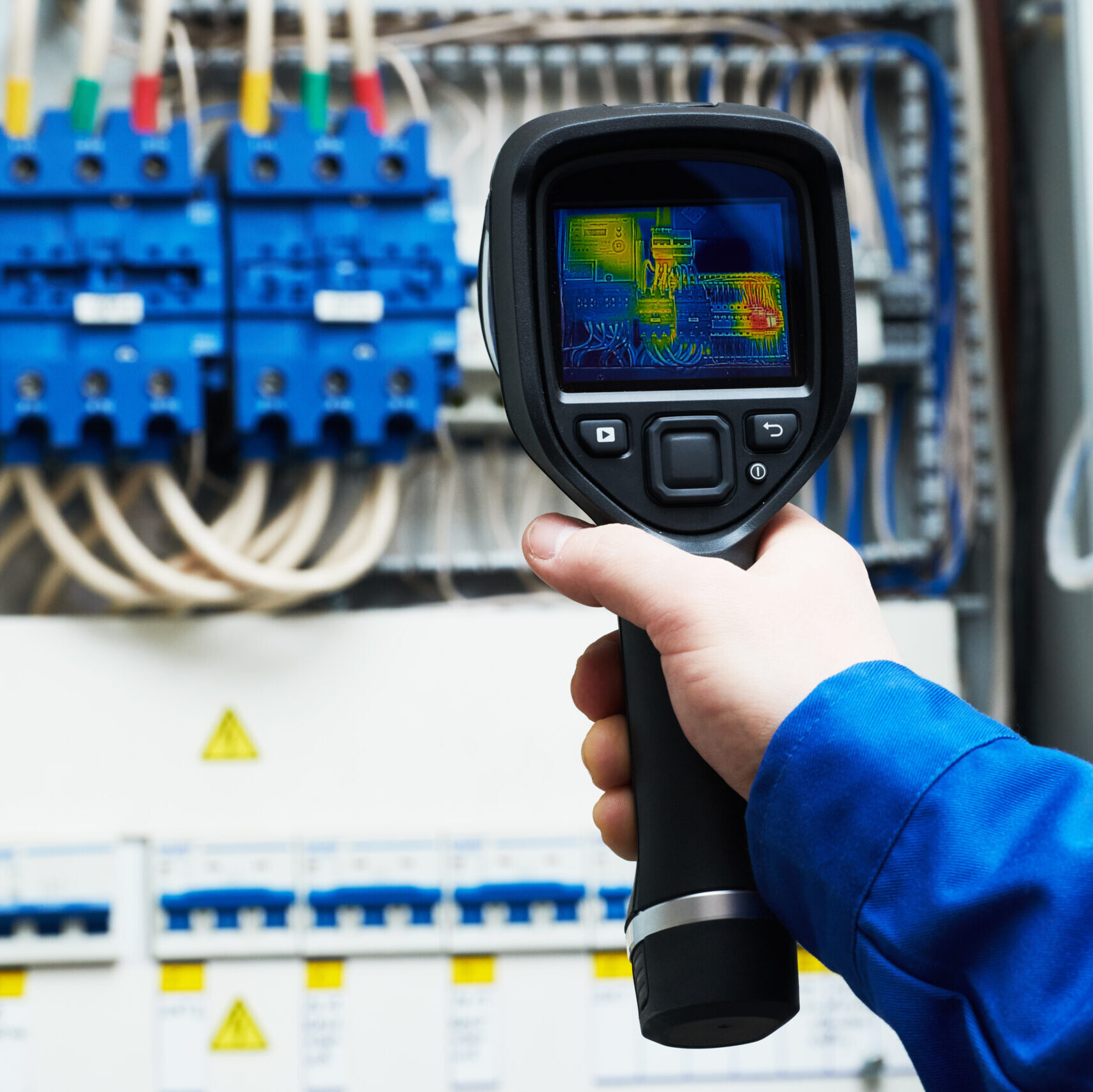 ELIQ thermografisch onderzoek met warmtebeeldcamera bij elektrisch meterkast